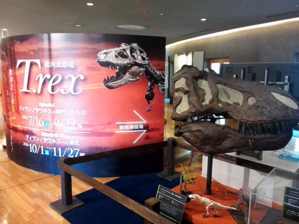 群馬県立自然史博物館　開館20周年記念展『超肉食恐竜　T.rex』