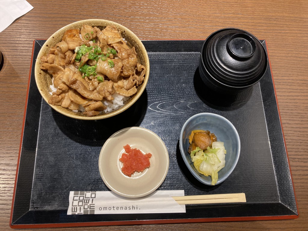 コロワイド系列　北海道　ランチ　豚丼