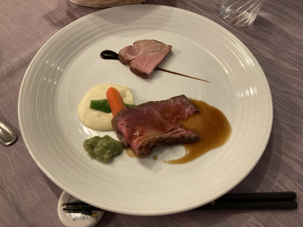 ウエルネスの森那須　夕食　フルコース