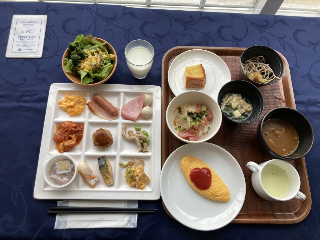 ウエルネスの森那須　朝食　バイキング