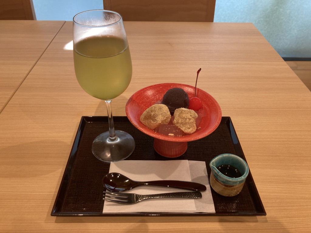 羽衣茶寮浅草本店 蕎麦御膳 デザート