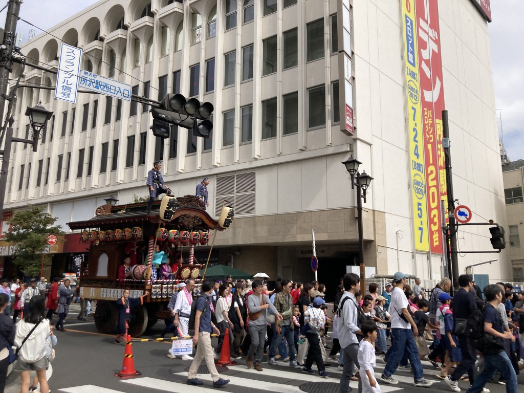 所沢まつり 駅前付近