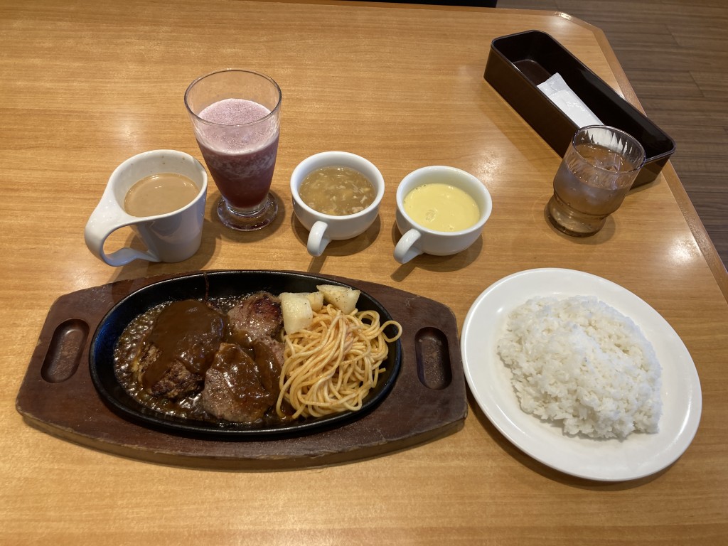 ステーキ宮 宮ハンバーグとミスジカットステーキ
