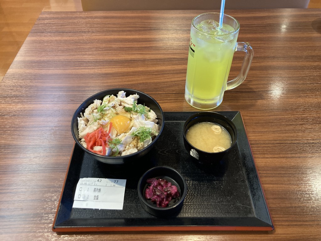 極楽湯 水戸店 オロポと筋肉飯