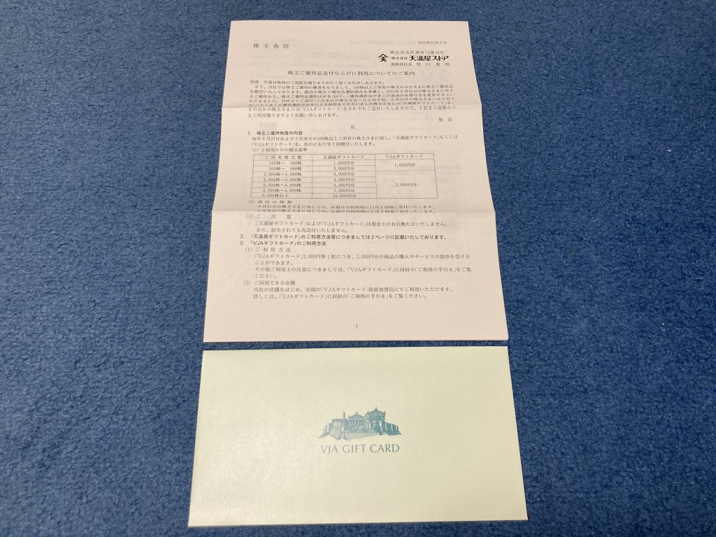 天満屋ストア 株主優待