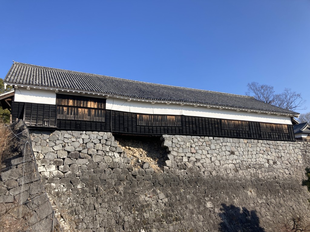 熊本城 復旧しきれていない部分